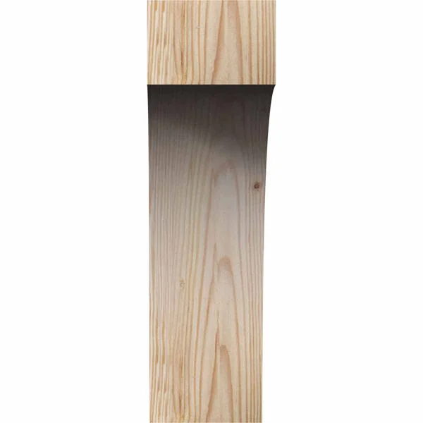 Ekena Millwork COR04X10X14HUN00RDF 4x22W x 10x22D x 14x22H Huntington Rough Sawn Corbel - Douglas Fir