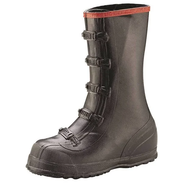Black 5-Buckle Overboot 8
