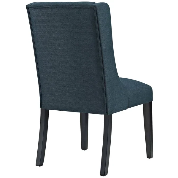 Modway Baronet Fabric Upholstered Dining Side Chair, Azure