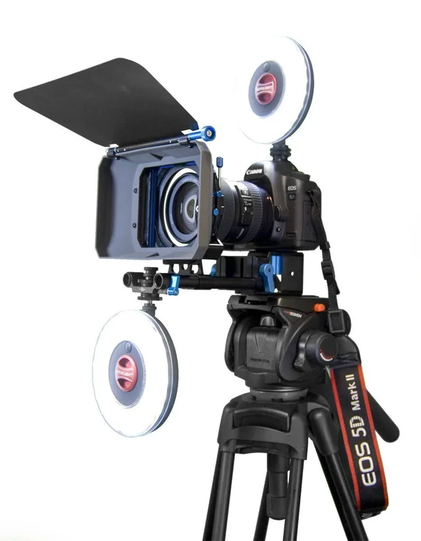 Rotolight RL48 Interview Kit - On-camera light - 2 heads x 48 lamp - LED - 160 W - DC