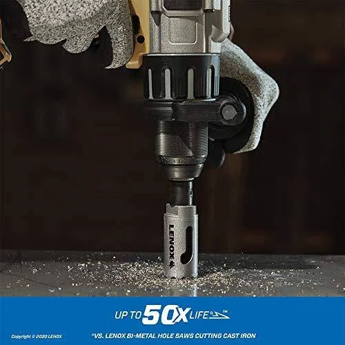 Lenox Tools Hole Saw Kit - Carbide Tipped, 6-Piece (LXAH3PSET6)