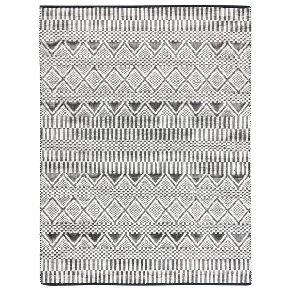 Safavieh Natura Rug Collection NAT853A - Ivory - Black - 9& x 12&