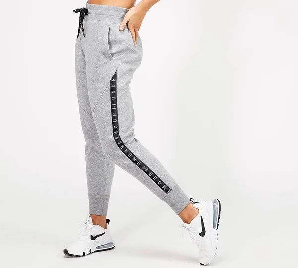 Under Armour Women's Taped Wordmark Fleece Pants