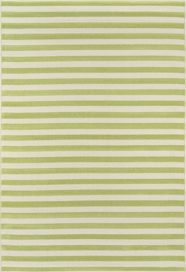 Momeni Baja Area Rug - Green, 2&3x22 x 7&6x22 Runner