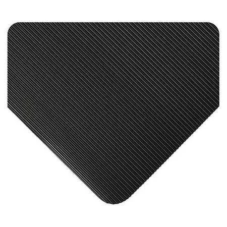 Wearwell Inc 381.18X2X69Bk Corrugated Runner - blk, 2Ftx69Ft