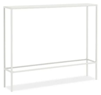 Room & Board, Modern Slim Console Table 7D 36W 29h in White