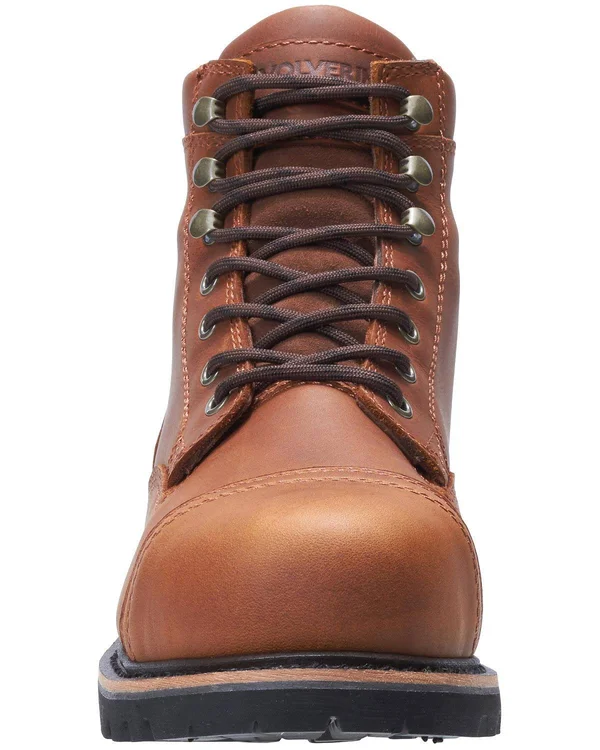 Wolverine 6x22 Journeyman Composite Toe Waterproof Boots - Men's Brown