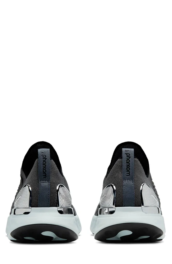 Nike Men's React Phantom Run Flyknit 2 Running Shoes CJ0277 - 11.5 - Grey
