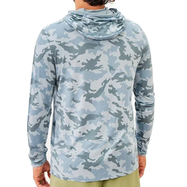 Free Fly Men's Bamboo Lightweight Hoody - Water Camo - 2XL