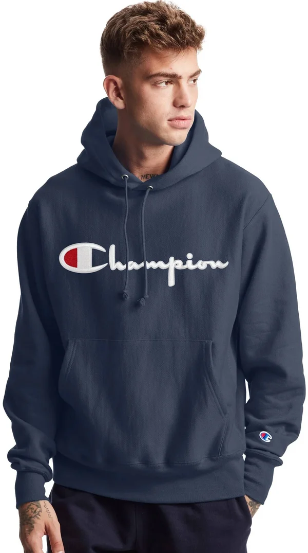 Champion Life REVERSE Weave Hoodie - Blue - Hoodies