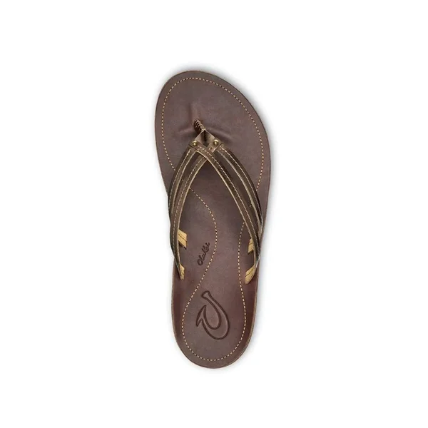 Olukai U&I Sandals - Women's Bronze/Dark Java - 8