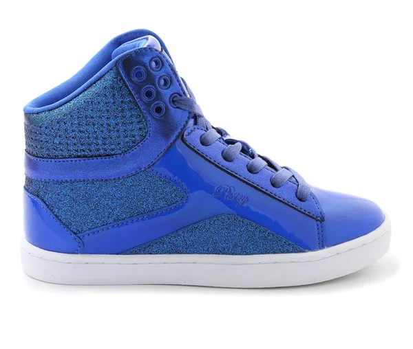 Women's Pastry Pop Tart Glitter High Top Sneaker, Size: 13, Blue
