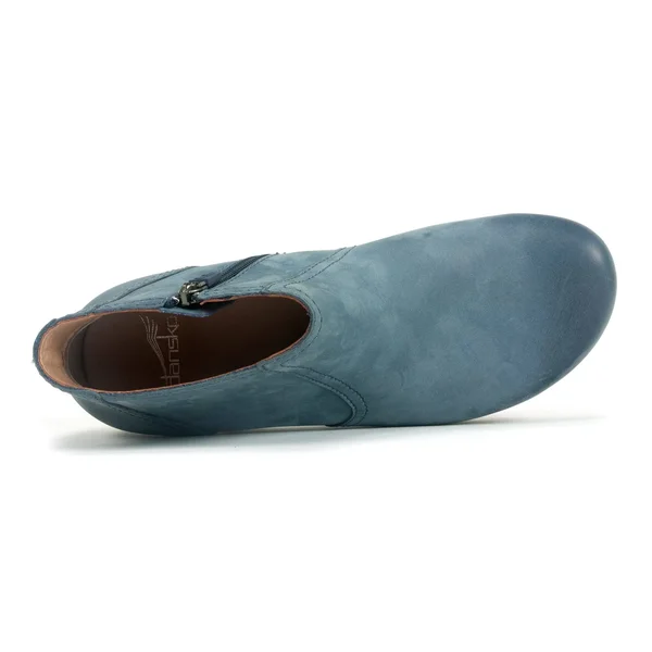 Dansko Women's Barbara Burnished Nubuck Bootie - Wine Size 39
