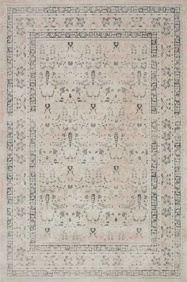Magnolia Home Everly VY-05 Ivory, Sand Area Rug - 2&-7x22 x 4&