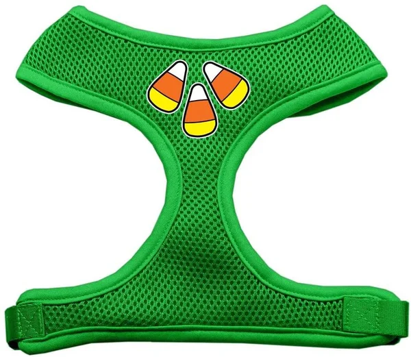 Mirage Pet Products Candy Corn Design Soft Mesh Dog Harnesses Large