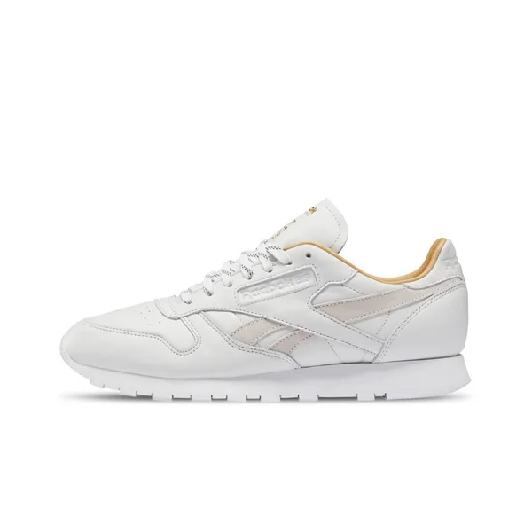 Reebok Classic Leather (White, Gold)