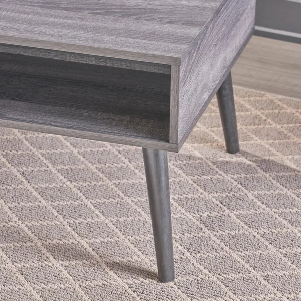 Christopher Knight Home Azzura Mid Century Modern Faux Wood Coffee Table by - Size: Walnut, Brown