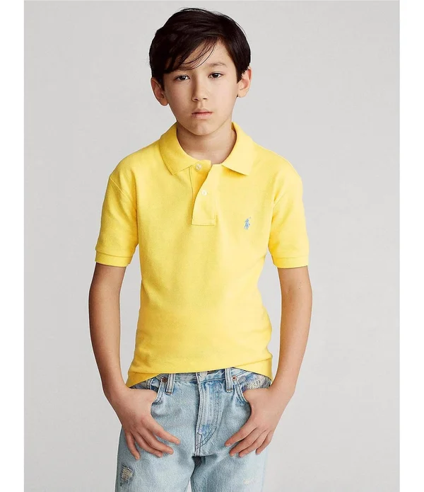 Polo Ralph Lauren Childrenswear Big Boys 8-20 Short-Sleeve Essential Mesh Polo Shirt - L