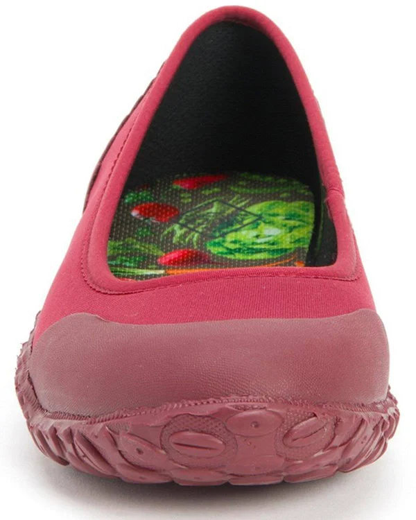 Muck Boots Women's Muckster II Flats, Berry/Veggie Print