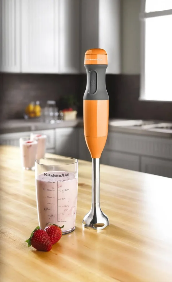 KitchenAid KHB1231 2-Speed Hand Blender - Tangerine