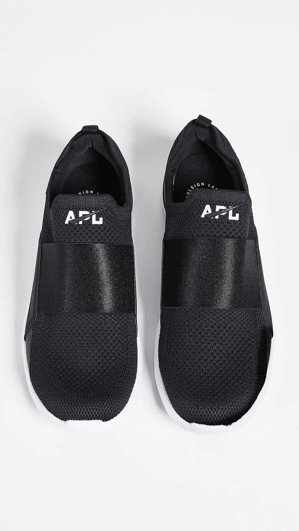 APL Men's TechLoom Bliss Black/White Shoes in Size 9 - Athletic Propulsion Labs