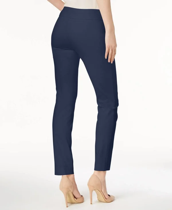 Alfani Tummy-Control Pull-On Skinny Pants - Regular, Short and Long Lengths, Created for Macy&s - Violet Tulle