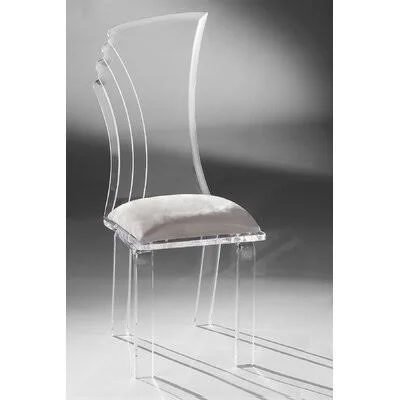 Muniz Prisma Side Chair; Silver