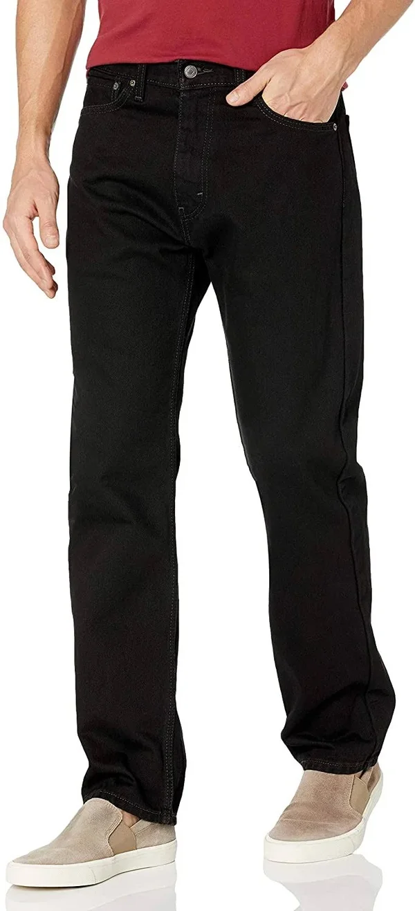 Levi&s Big & Tall Big Tall 505 Regular (Black) Men's Jeans