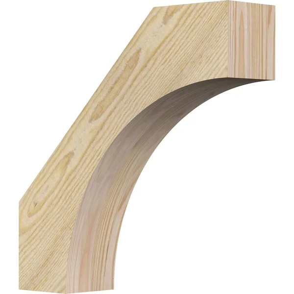4 inchw x 16 inchd x 16 inchh Westlake Rough Sawn Brace, Douglas Fir