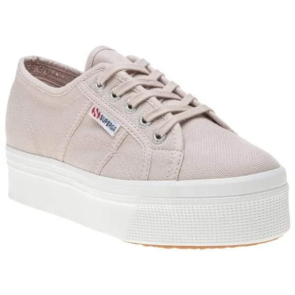 Superga 2790 Acotw Linea Up Down Platform Plimsoll Canvas Shoes Blue