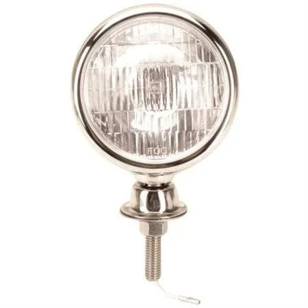 Stainless Steel Tear Drop 12 Volt Fog Light - Clear Lens