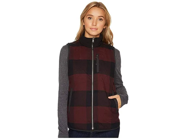 Carhartt Amoret Flannel Lined Vest - Women's Black - Xs