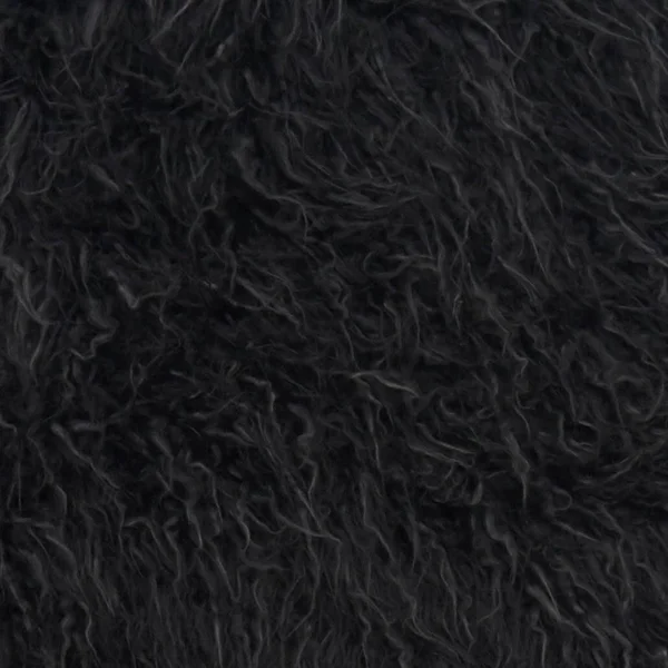 Alexander Home Rustic Faux Fur Shaped Curly Hair Shag Area Rug - Size: 3& x 5&, Beige