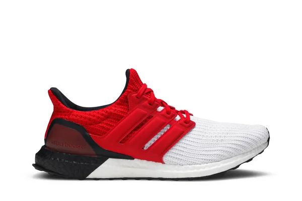 Adidas Ultraboost 4.0 &White Scarlet& Mens Sneakers - Size 7.5