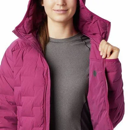 Mountain Hardwear Women's Super/DS Hooded Jacket - Xs - Divine