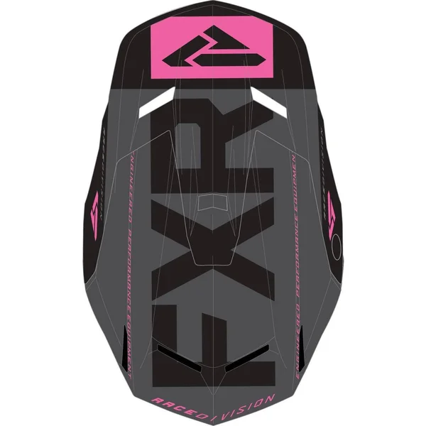 FXR Clutch Evo Helmet Black/Charcoal/Electric Pink 2XL