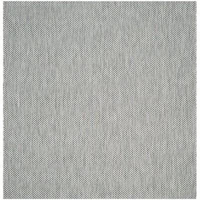 Seaway Geometric Gray/Navy Blue Area Rug Breakwater Bay Rug Size: Square 4&