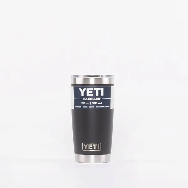 Yeti Rambler 20oz (591ml) Tumbler (Black)