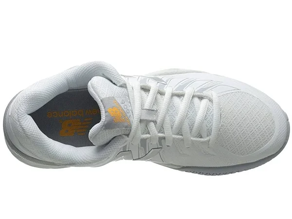 New Balance WC1006v1 Women's Tennis Shoes White/Silver : 6 2A - Narrow