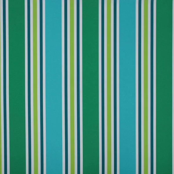 Aruba Stripe Squared Corners Outdoor Chair Cushion Blue - Pillow Perfect