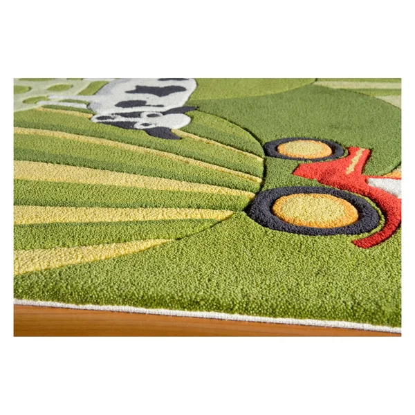Momeni Lil Mo Whimsy Area Rug, Grass, 2& x 3&