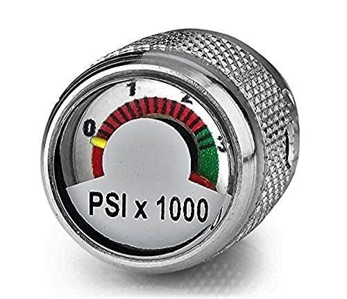 Spare Air New 3.0CF Package for Scuba Divers with Dial Pressure Gauge - Fill Adapter, Holster, Leash, and Free Quick Release Coil