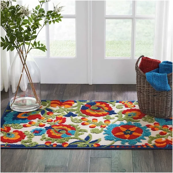 Nourison Aloha Country & Floral Area Rug Collection - 3&6x22x5&6x22 99446376565