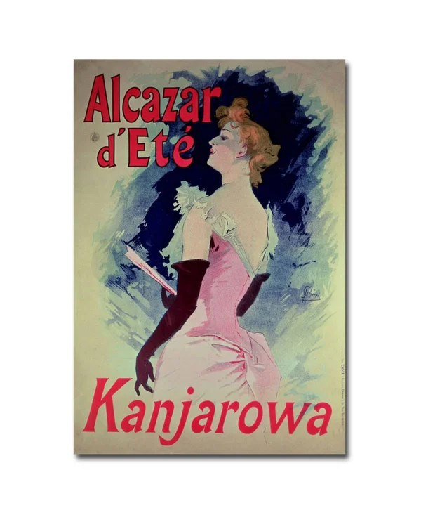Trademark Art Alcazar D'ete Canvas Wall Art by Jules Cheret Size