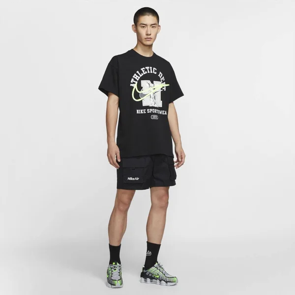 Nike Class of 72 Max 90 T-Shirt - Mens - Black/Volt, Size XXL