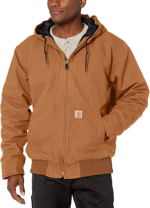 Carhartt Washed Duck Active Jac. CT104050 (Navy) S