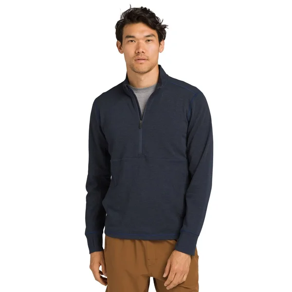 Prana Jarvis 1/2 Zip Men's - Charcoal, Size XL