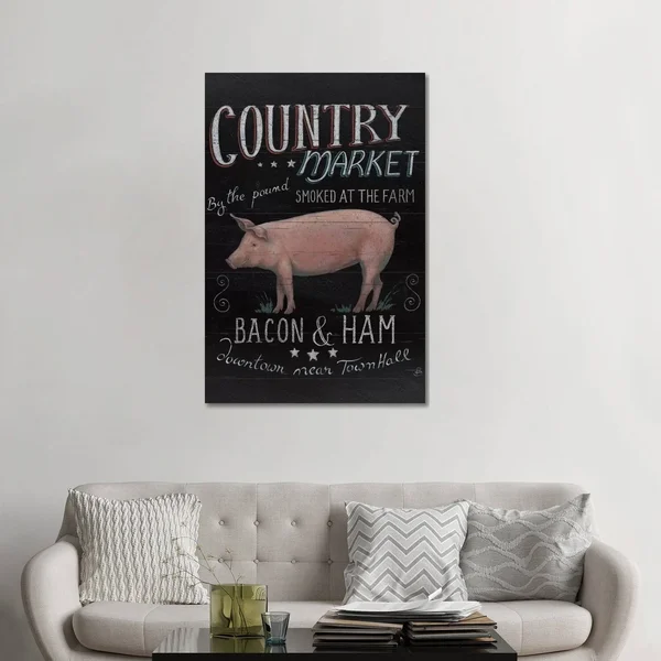 iCanvas WAC3850-1PC3-40x26 Farmers Market III by Daphne Brissonnet