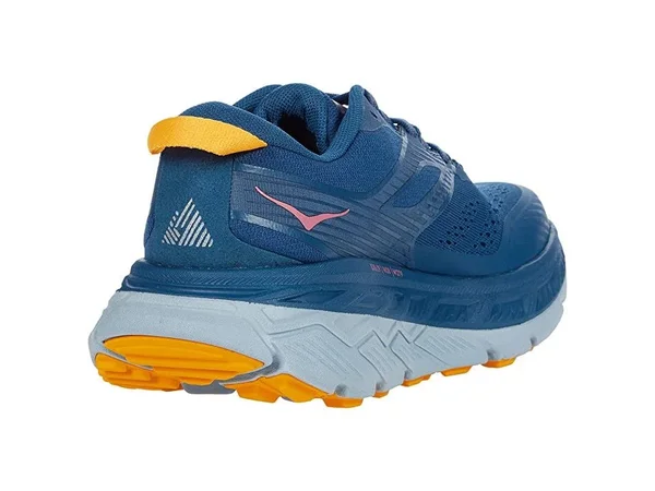 Hoka One One Women's Stinson ATR 6 Shoe - 5.5 - Moroccan Blue, Saffron
