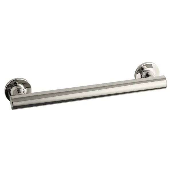 KOHLER K-11891-SN Purist 12 In. Grab Bar, Vibrant Polished Nickel